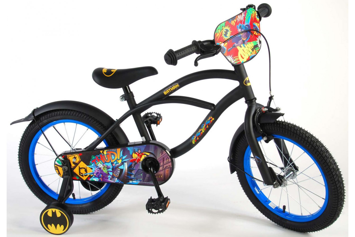 Batman Kinderfiets 16 inch Jongens Zwart