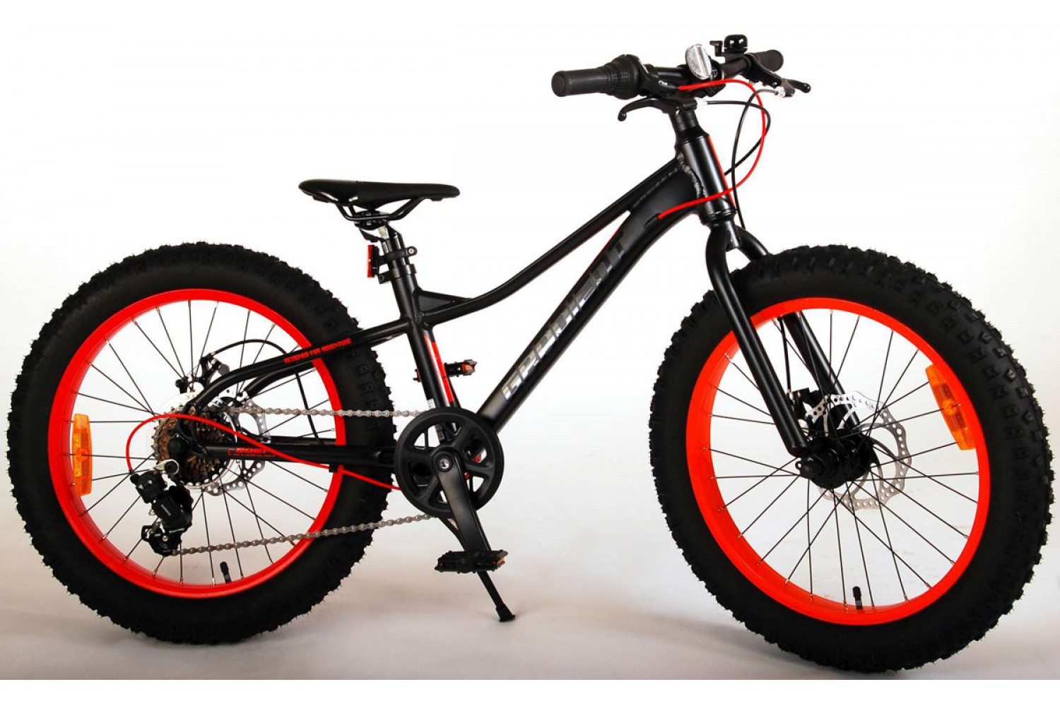 Volare Gradient Kinder Mountainbike 20 inch Zwart Rood