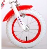 Volare Lovely Kinderfiets 12 inch Meisjes Rood Wit