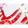 Volare Lovely Kinderfiets 12 inch Meisjes Rood Wit