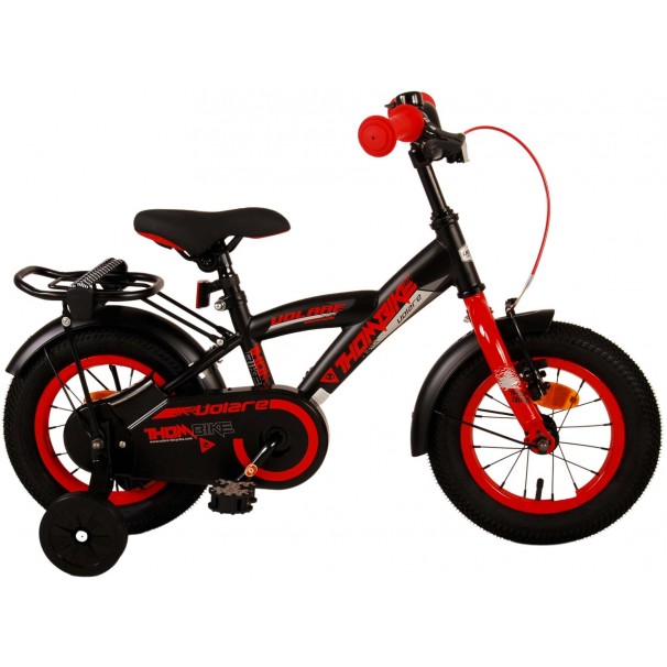 Volare Thombike Kinderfiets 12 inch Jongens Zwart Rood