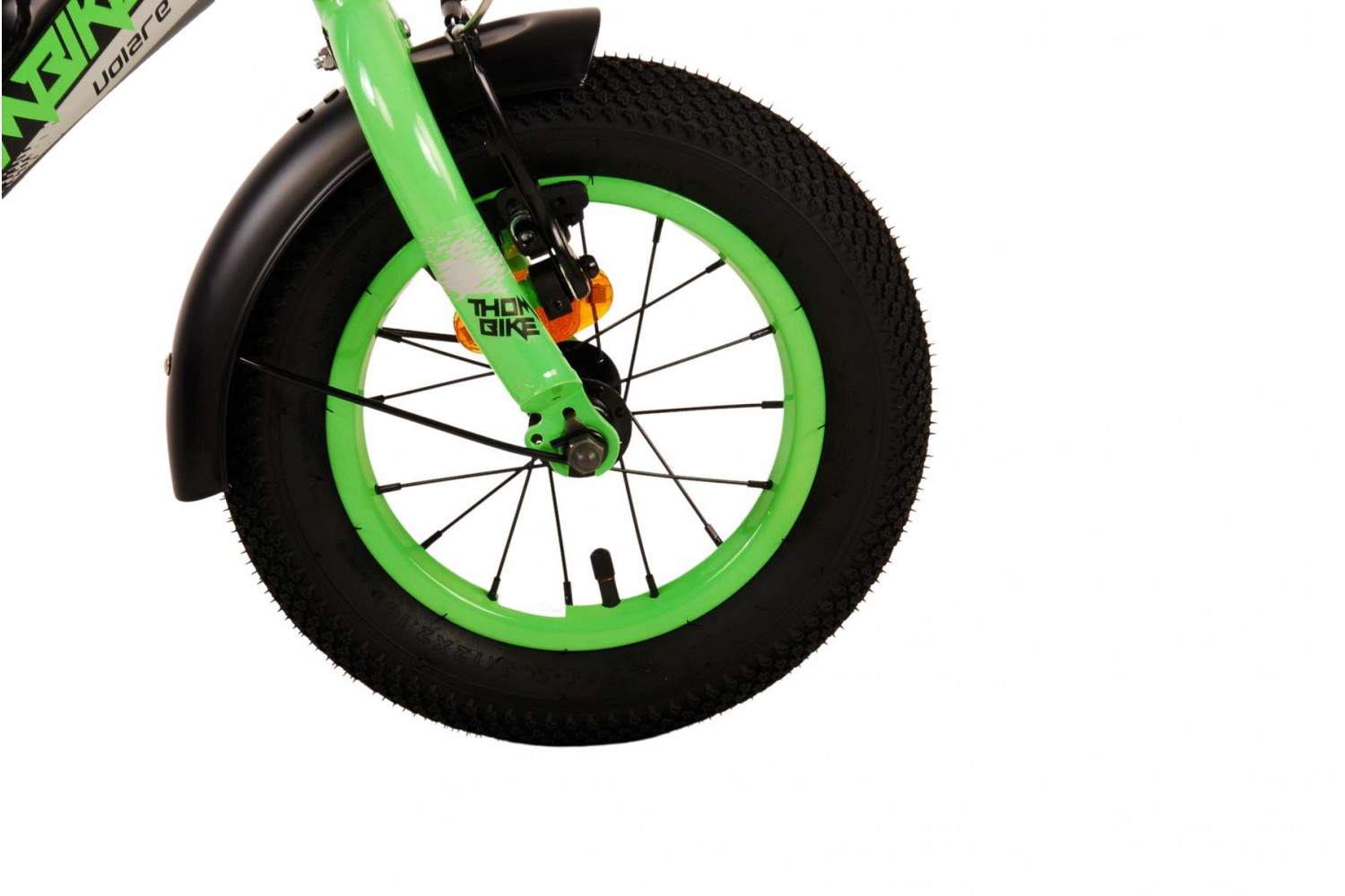 Volare Thombike Kinderfiets 12 inch Jongens Zwart Groen