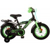 Volare Thombike Kinderfiets 12 inch Jongens Zwart Groen | 2 handremmen