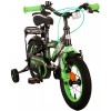 Volare Thombike Kinderfiets 12 inch Jongens Zwart Groen | 2 handremmen