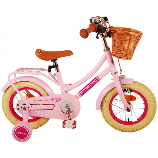 Volare Excellent Kinderfiets 12 inch Meisjes Roze