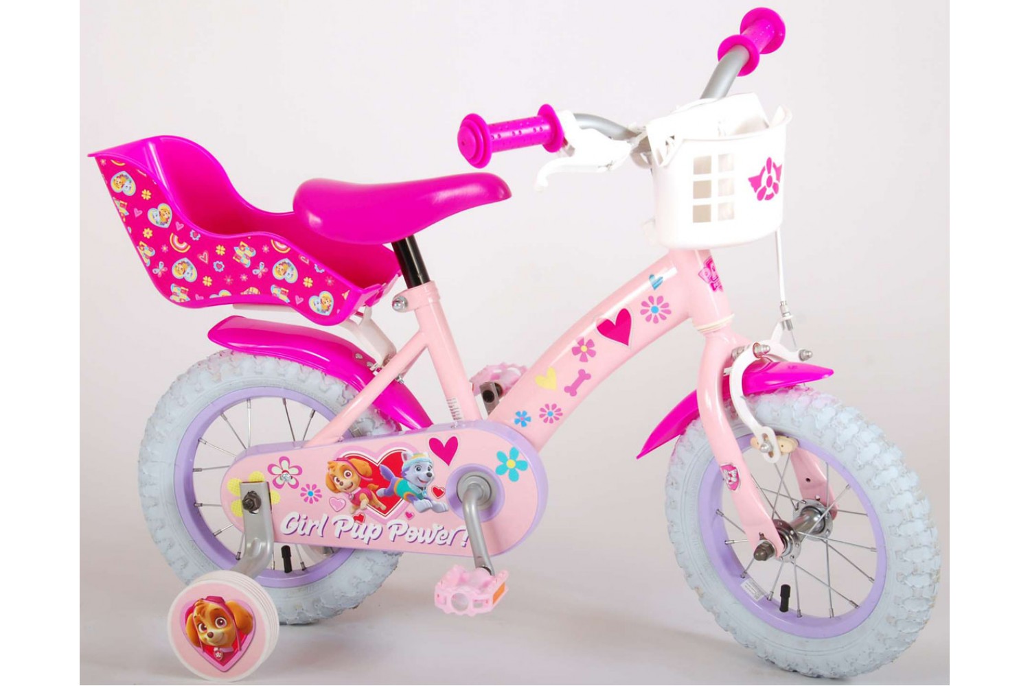 Paw Patrol Kinderfiets 12 inch Meisjes Roze