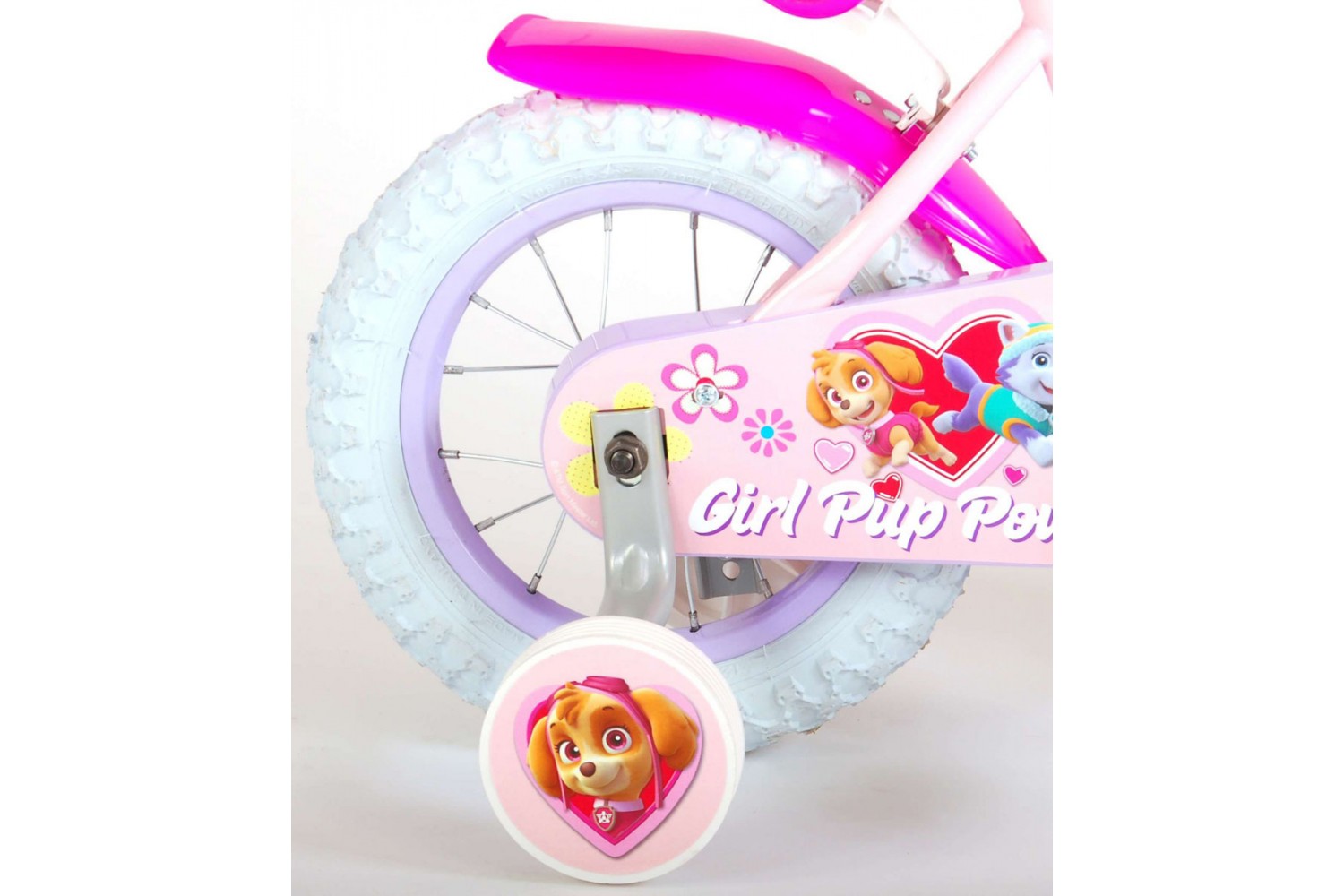 Paw Patrol Kinderfiets 12 inch Meisjes Roze