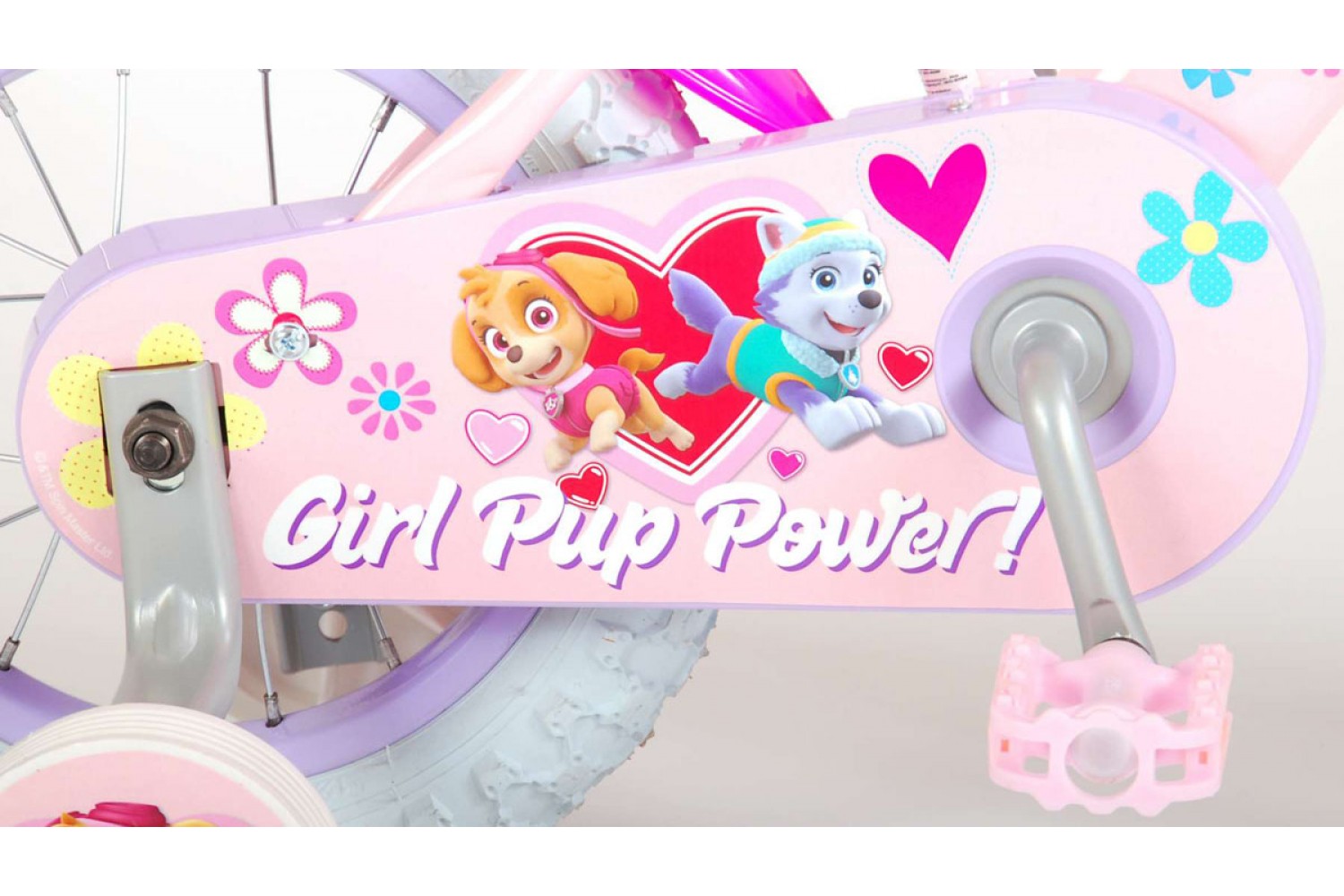 Paw Patrol Kinderfiets 12 inch Meisjes Roze