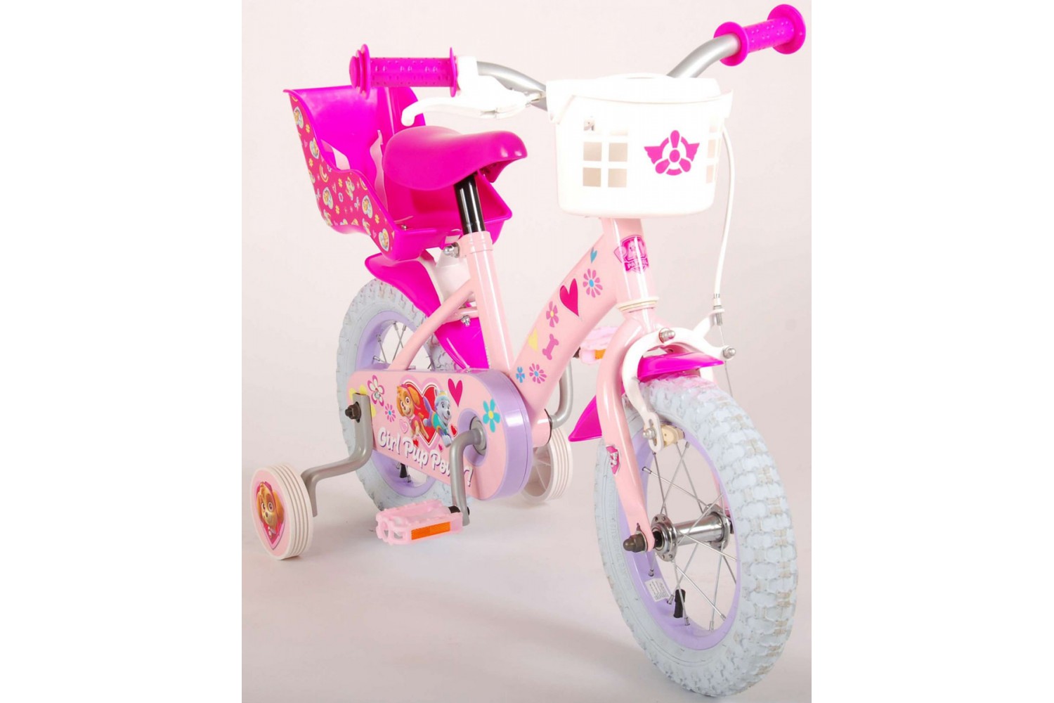 Paw Patrol Kinderfiets 12 inch Meisjes Roze