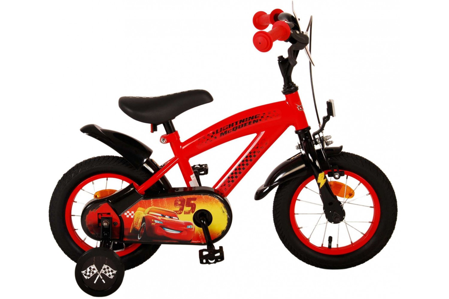 Disney Cars Kinderfiets 12 inch Jongens Rood