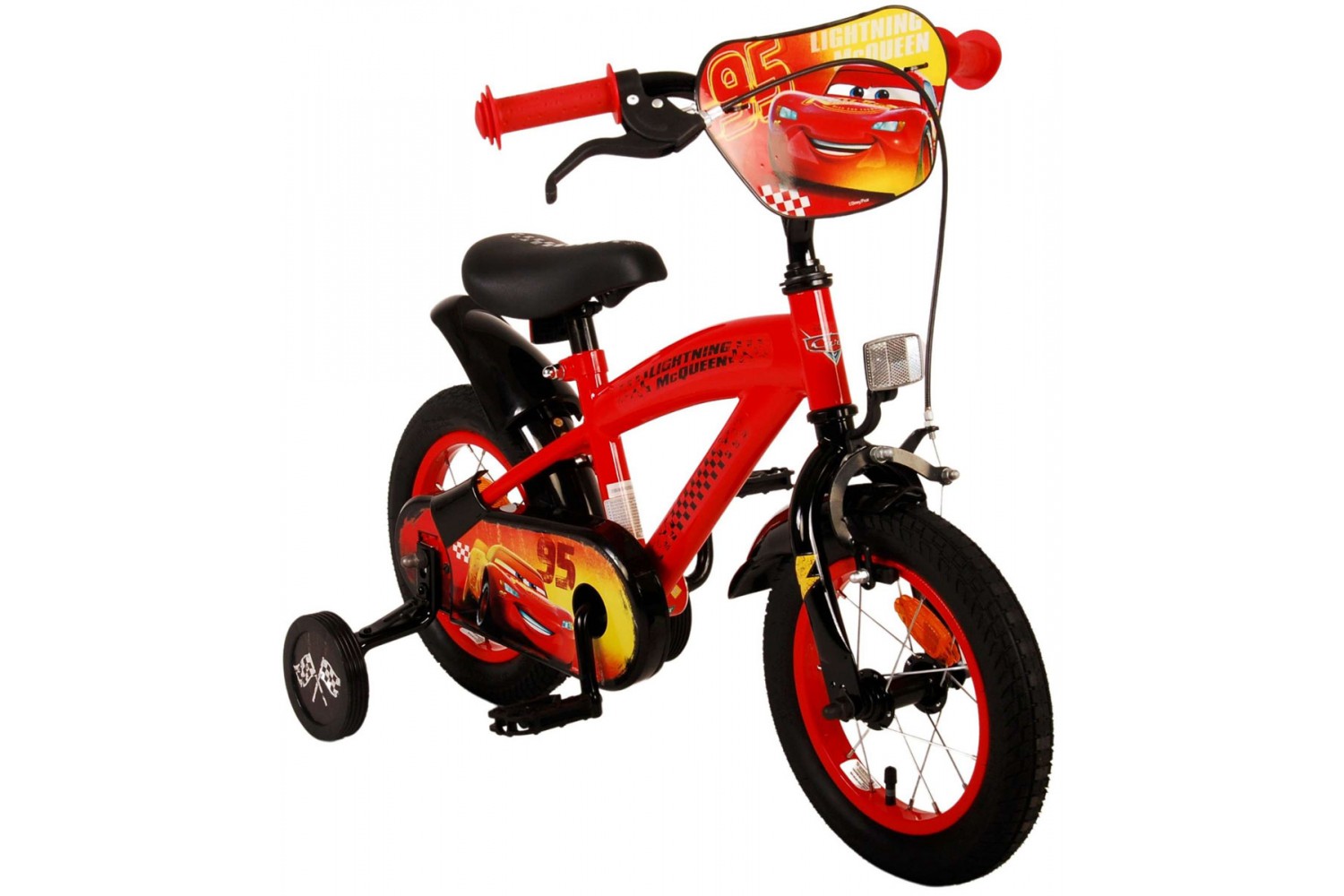 Disney Cars Kinderfiets 12 inch Jongens Rood