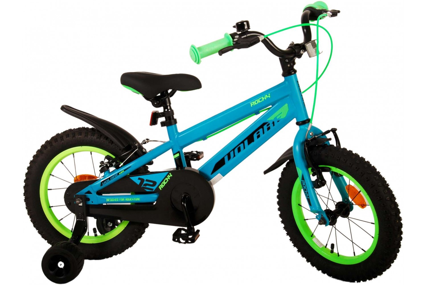 Volare Rocky Kinderfiets 14 inch Jongens Groen | 2 handremmen