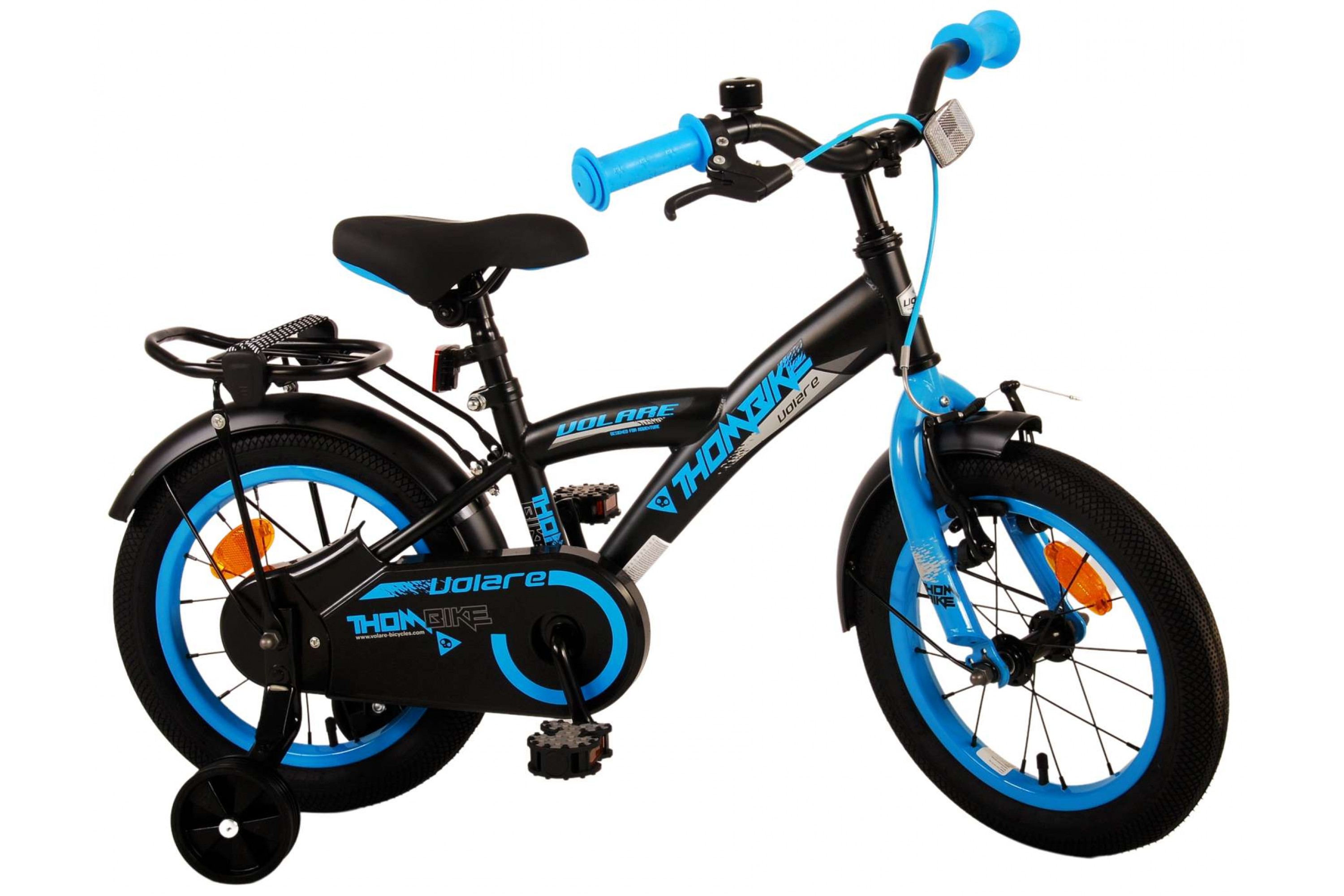 Volare Thombike Kinderfiets 14 Inch Jongens Zwart Blauw Bike Nl