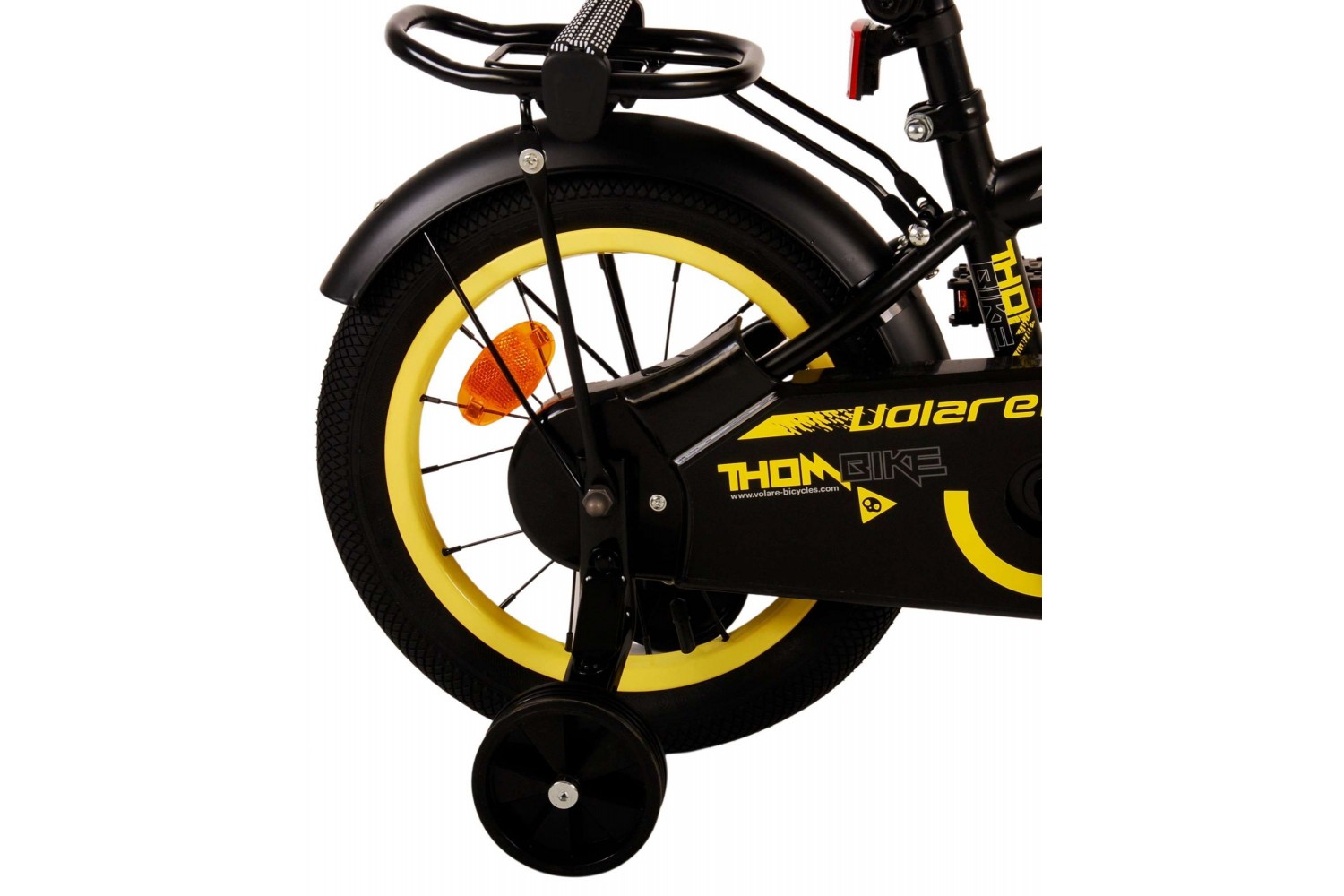 Volare Thombike Kinderfiets 14 inch Jongens Zwart Geel