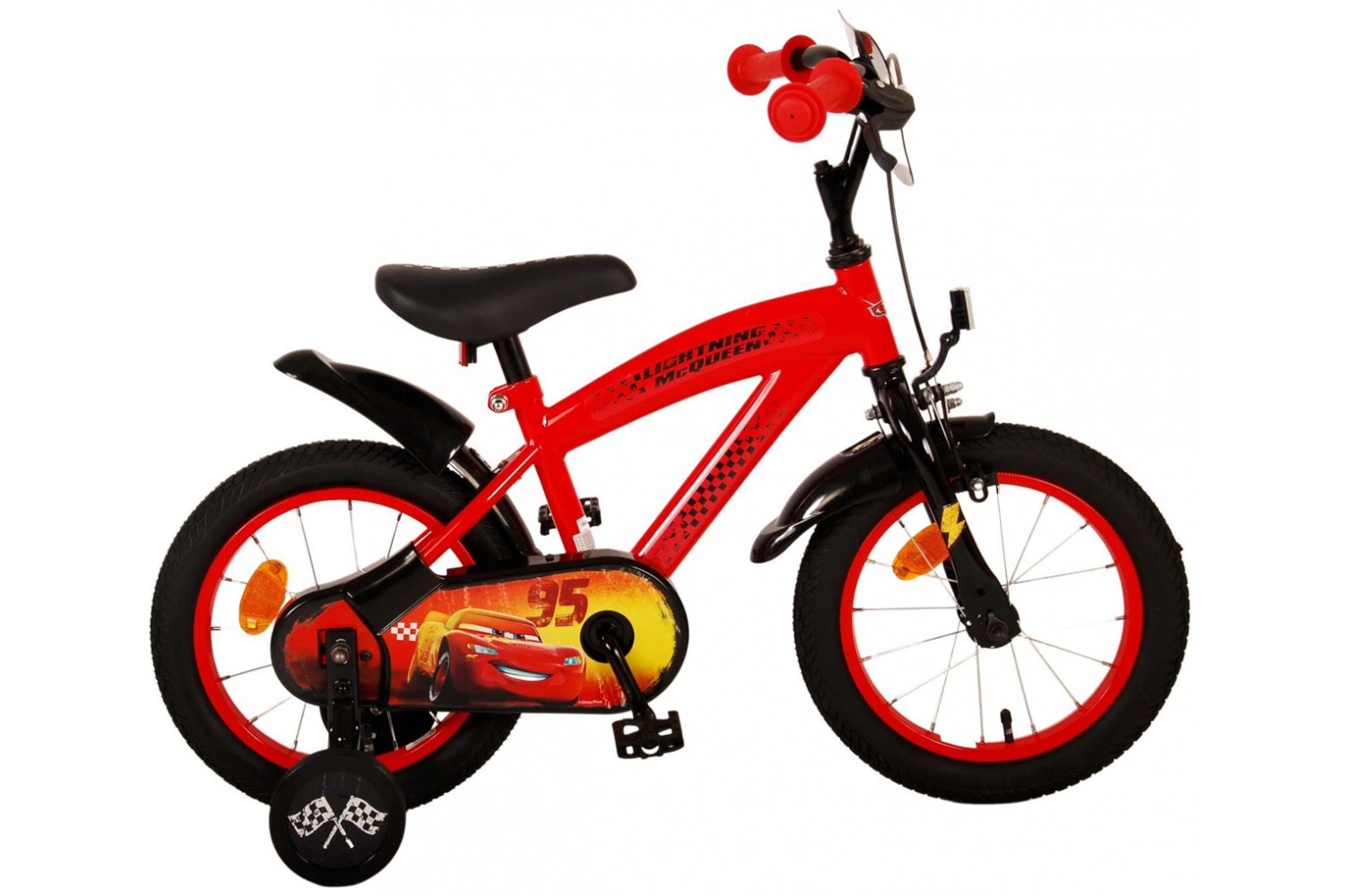 Disney Cars Kinderfiets 14 inch Jongens Rood