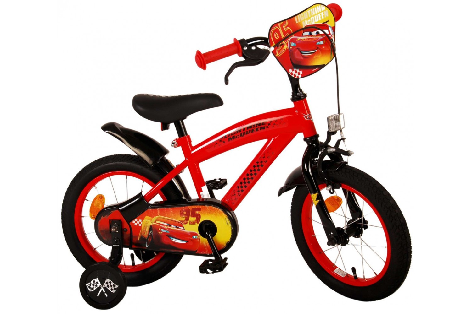 Disney Cars Kinderfiets 14 inch Jongens Rood