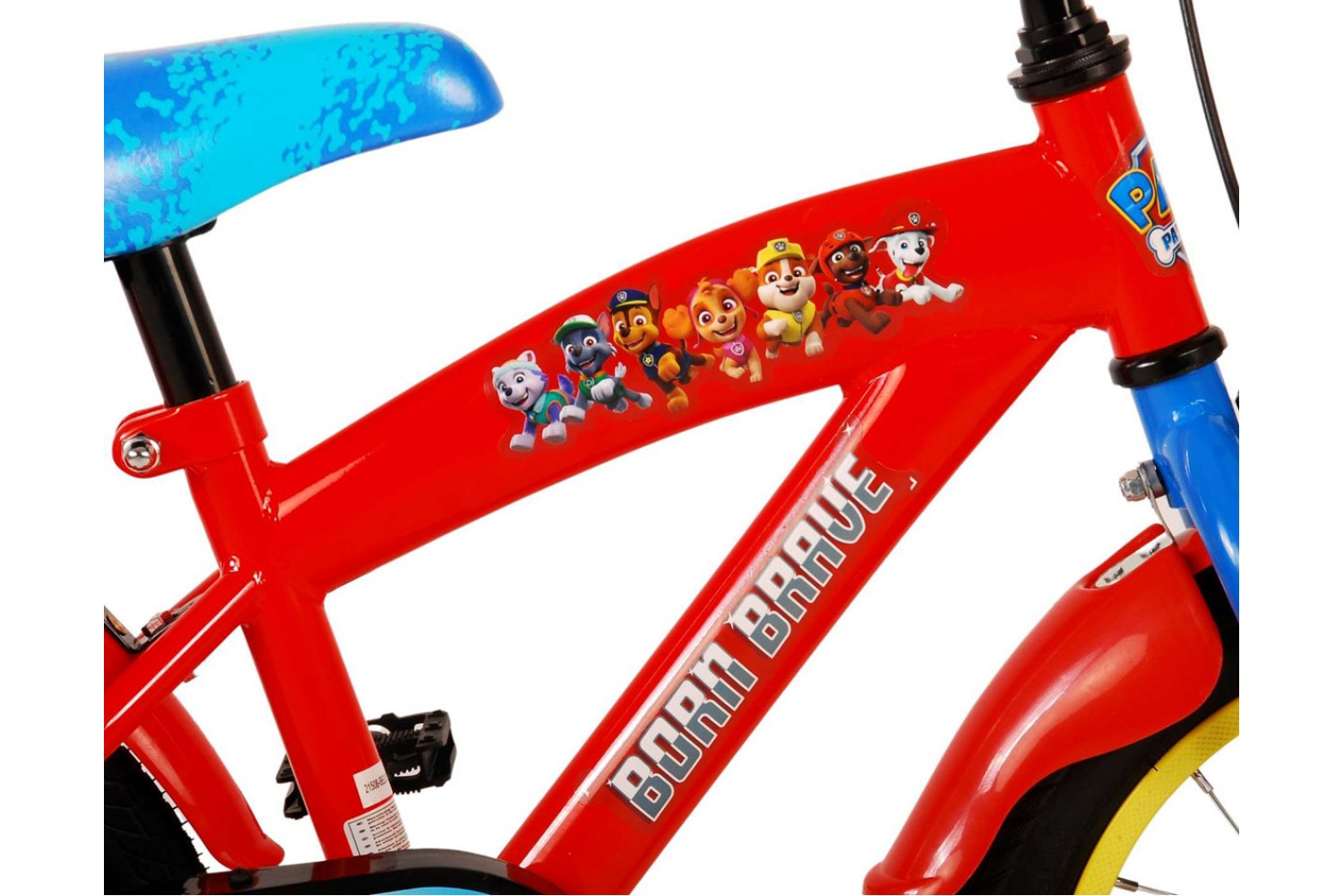 Paw Patrol Kinderfiets 14 inch Jongens Rood Blauw