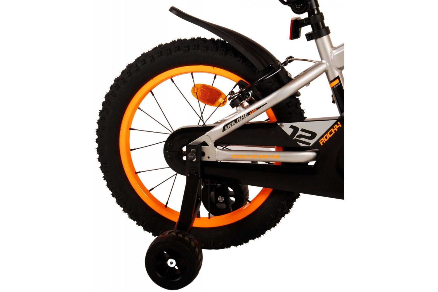 Volare Rocky Kinderfiets 16 inch Jongens Grijs | 2 handremmen