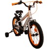 Volare Rocky Kinderfiets 16 inch Jongens Grijs | 2 handremmen