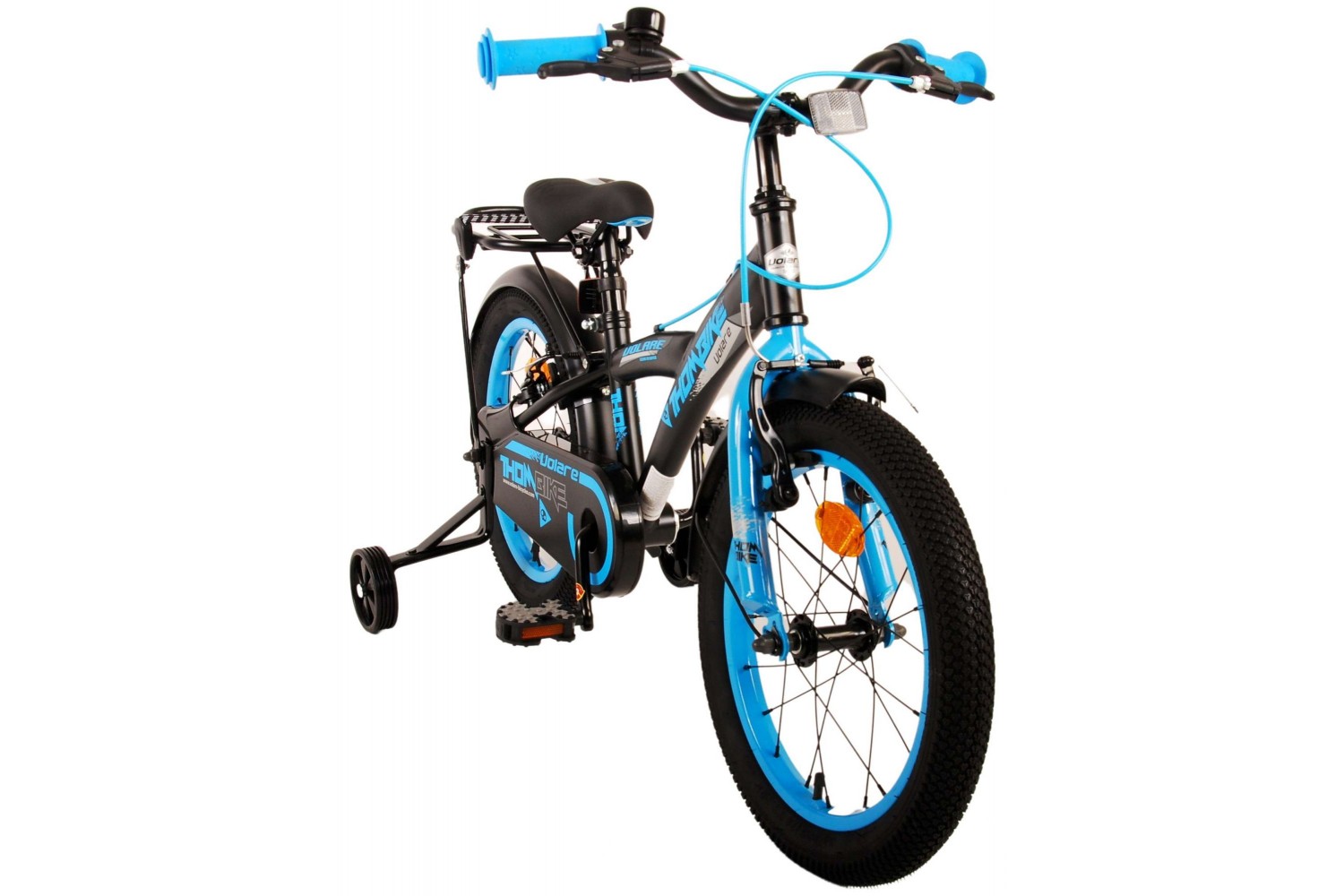 Volare Thombike Kinderfiets 16 inch Jongens Zwart Blauw | 2 handremmen