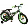 Volare Thombike Kinderfiets 16 inch Jongens Zwart Groen | 2 handremmen