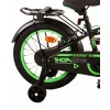 Volare Thombike Kinderfiets 16 inch Jongens Zwart Groen | 2 handremmen