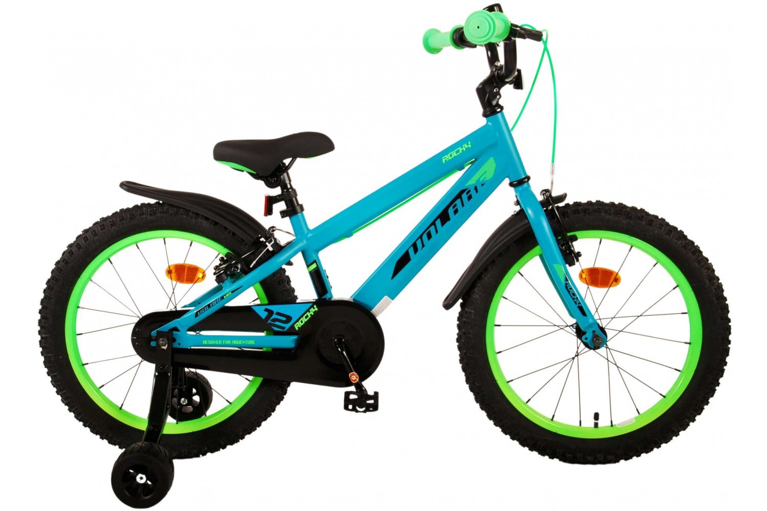 Volare Rocky Kinderfiets 18 inch Jongens Groen | 2 handremmen