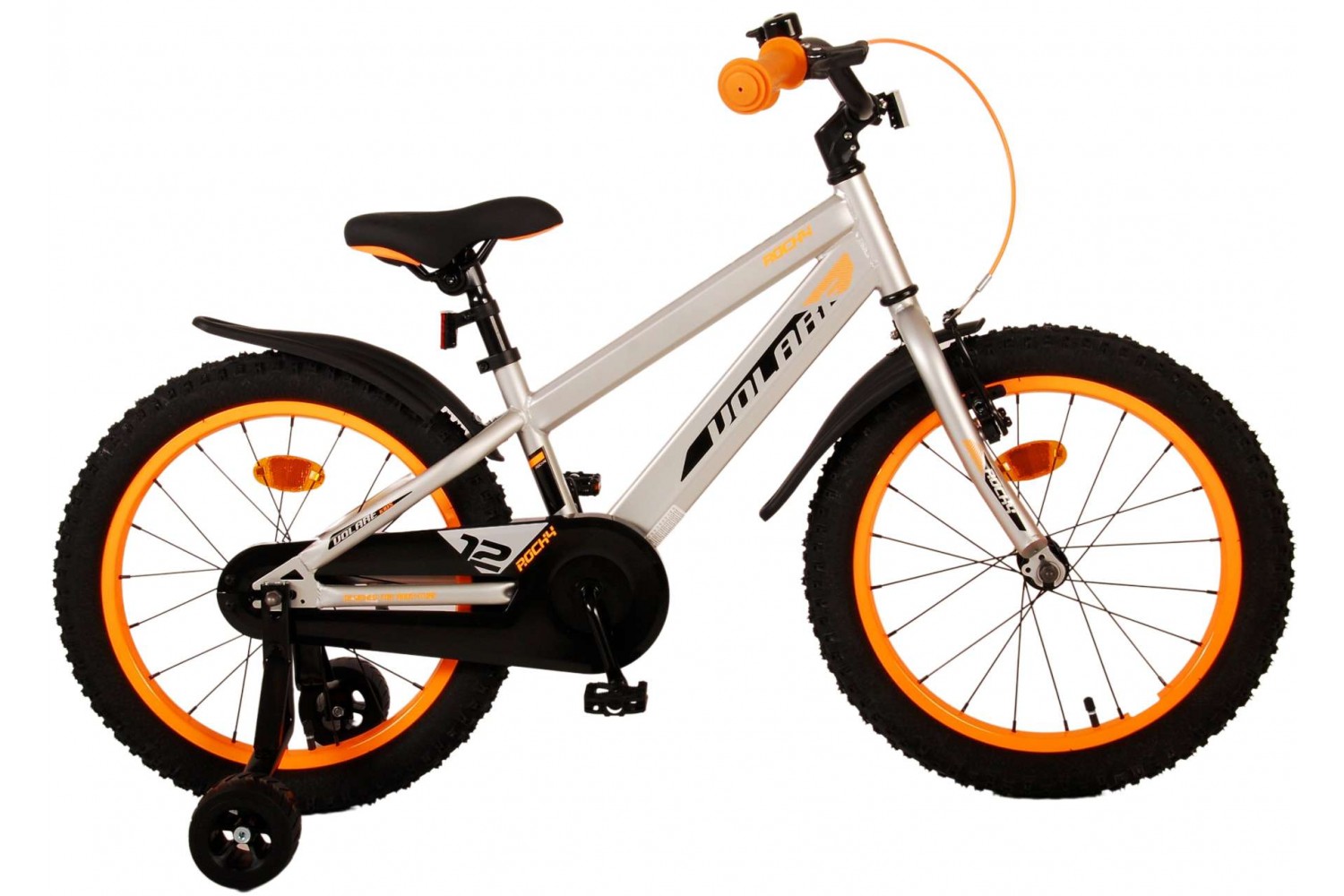 Volare Rocky Kinderfiets 18 inch Jongens Grijs