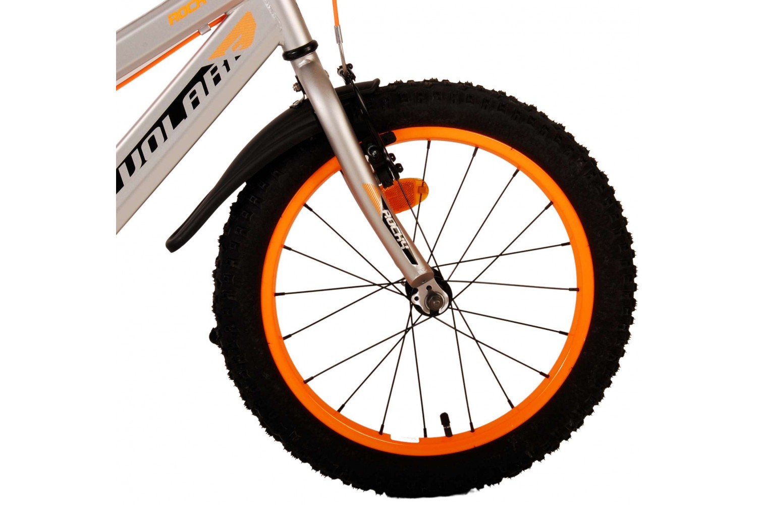 Volare Rocky Kinderfiets 18 inch Jongens Grijs | 2 handremmen