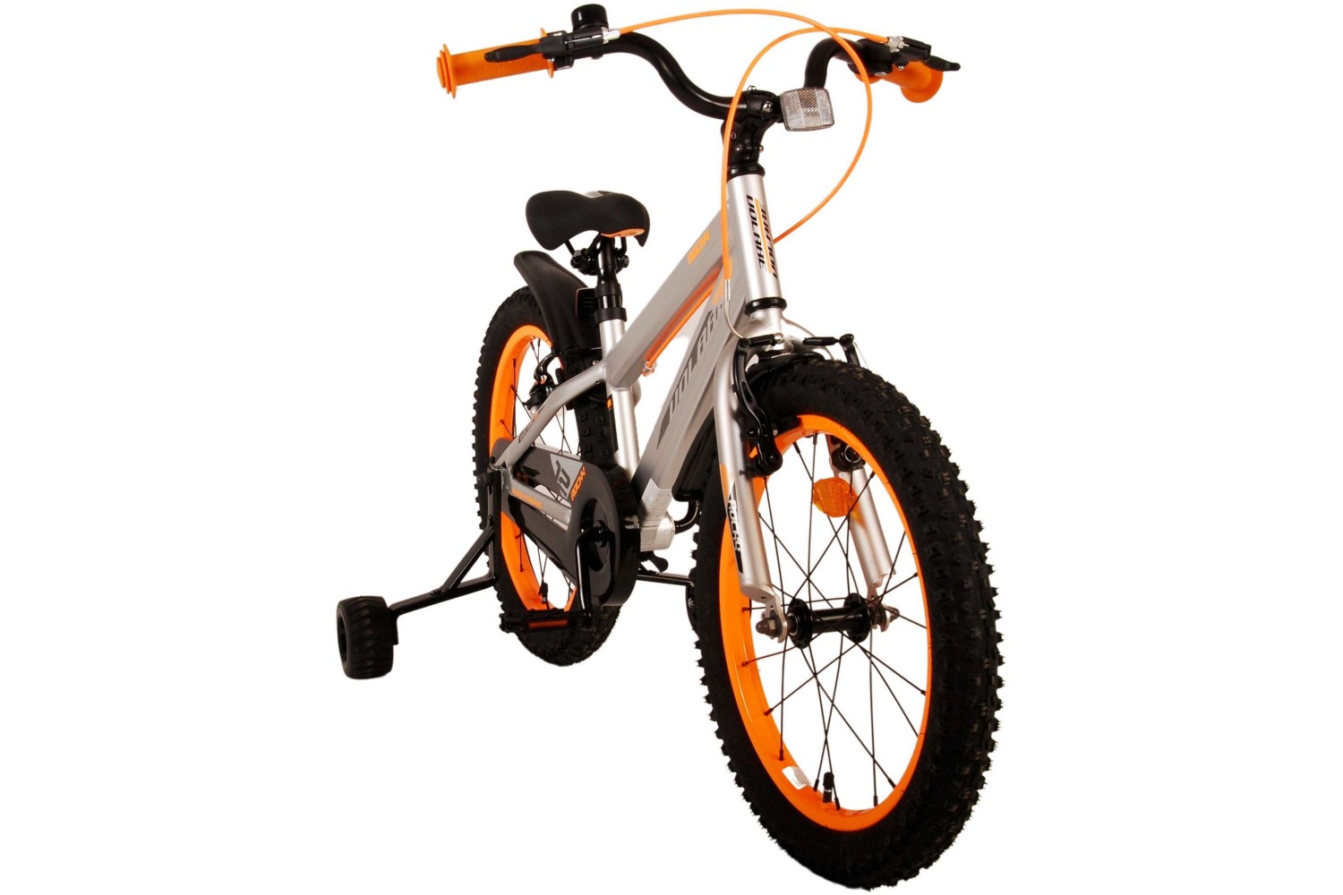 Volare Rocky Kinderfiets 18 inch Jongens Grijs | 2 handremmen