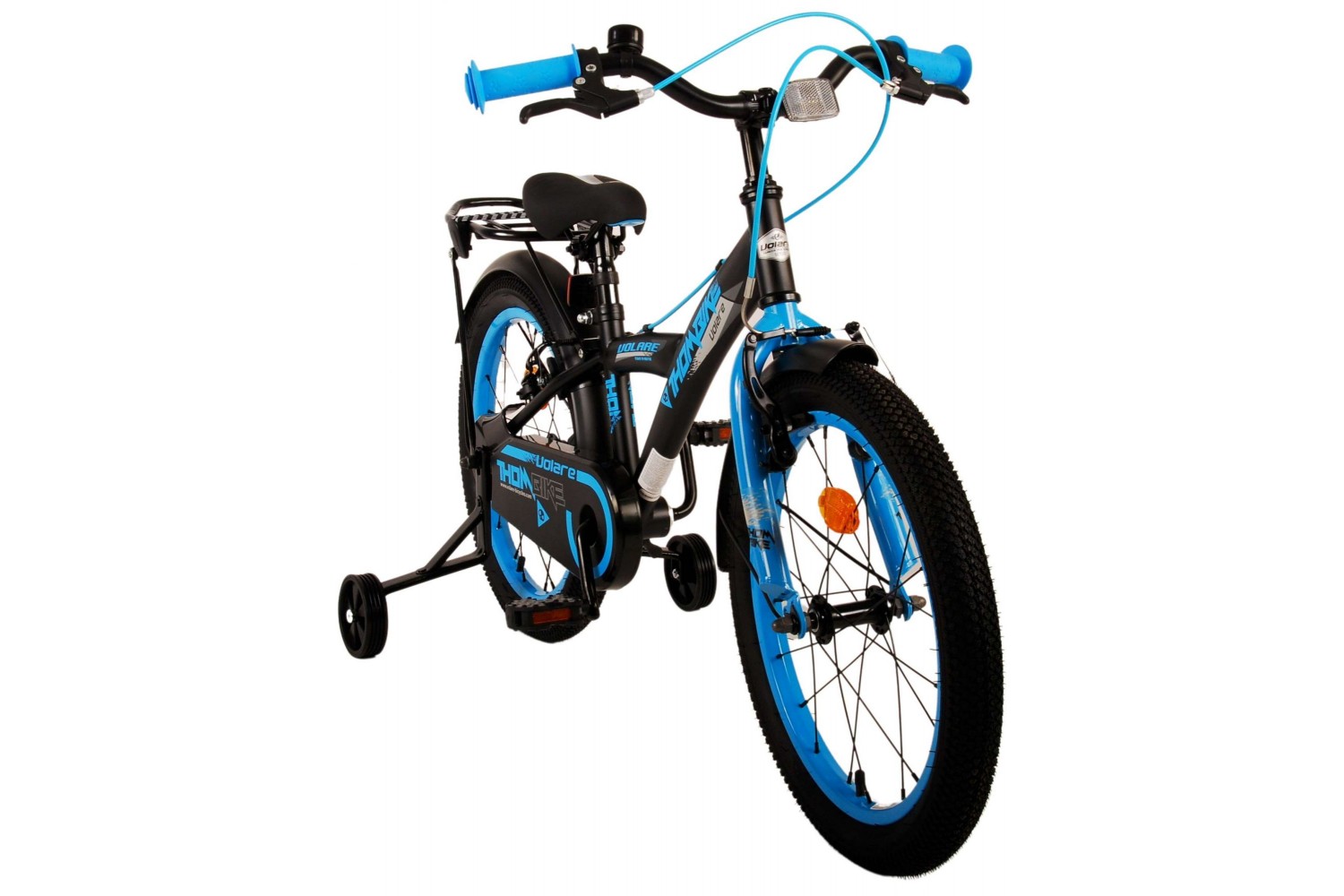 Volare Thombike Kinderfiets 18 inch Jongens Zwart Blauw | 2 handremmen