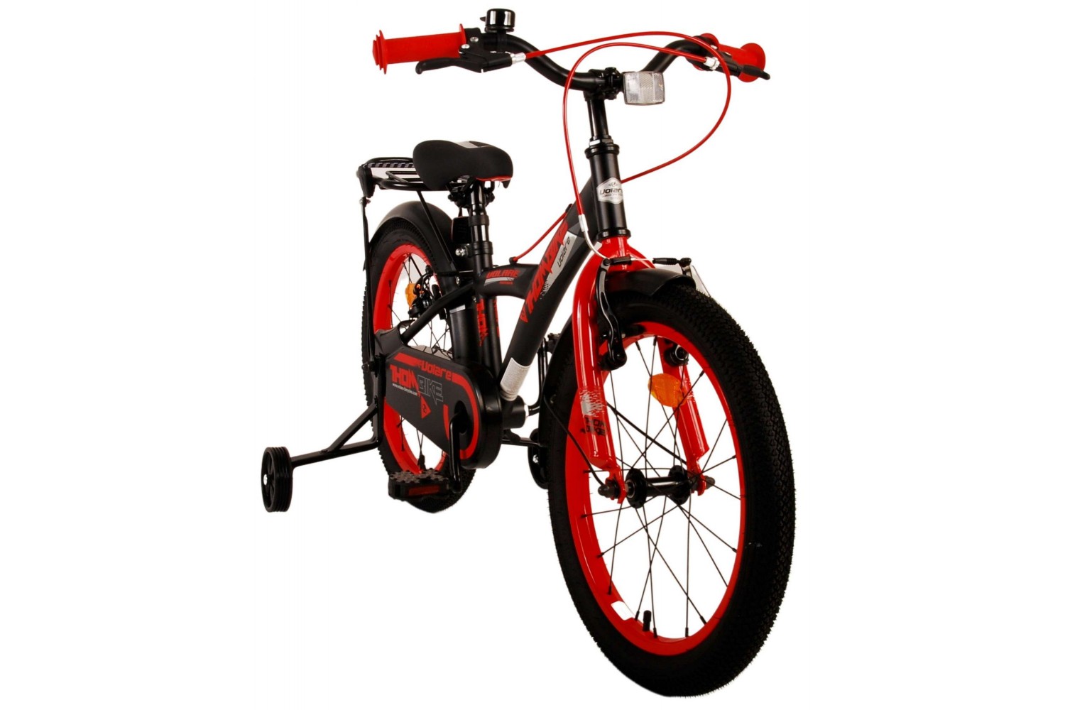 Volare Thombike Kinderfiets 18 inch Jongens Zwart Rood | 2 handremmen