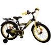 Volare Thombike Kinderfiets 18 inch Jongens Zwart Geel | 2 handremmen