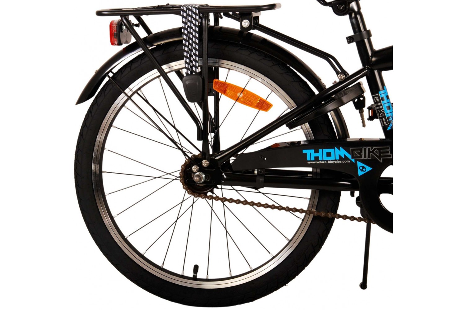 Volare Thombike Jongensfiets 20 inch Zwart Blauw