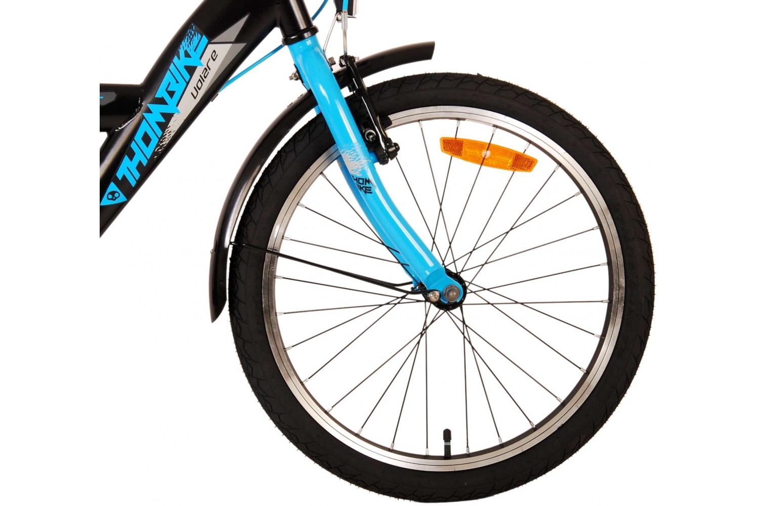 Volare Thombike Jongensfiets 20 inch Zwart Blauw | 2 handremmen