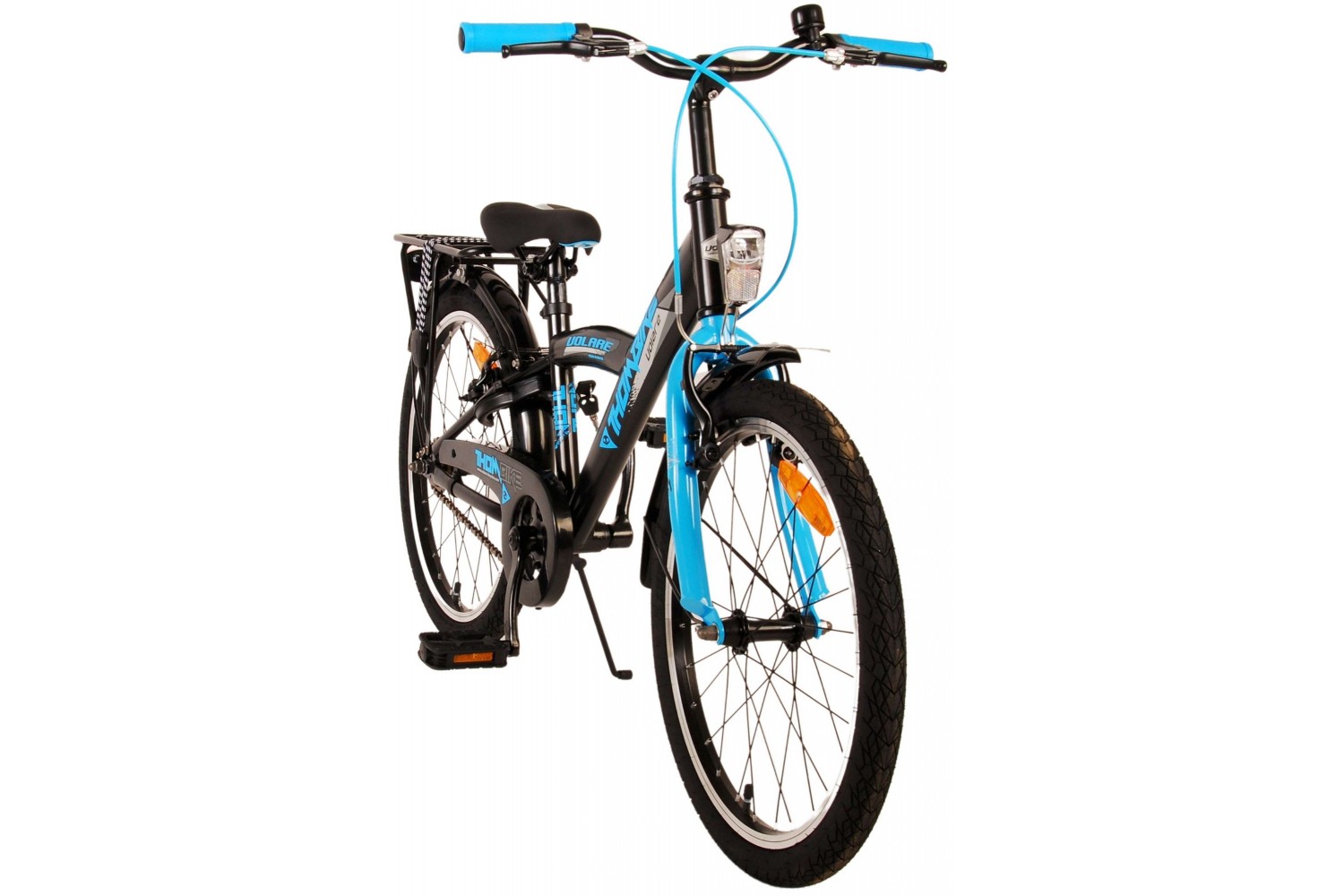 Volare Thombike Jongensfiets 20 inch Zwart Blauw | 2 handremmen