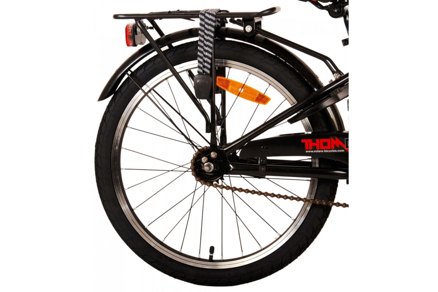 Volare Thombike Jongensfiets 20 inch Zwart Rood