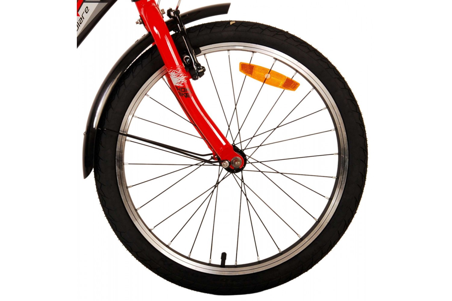 Volare Thombike Jongensfiets 20 inch Zwart Rood