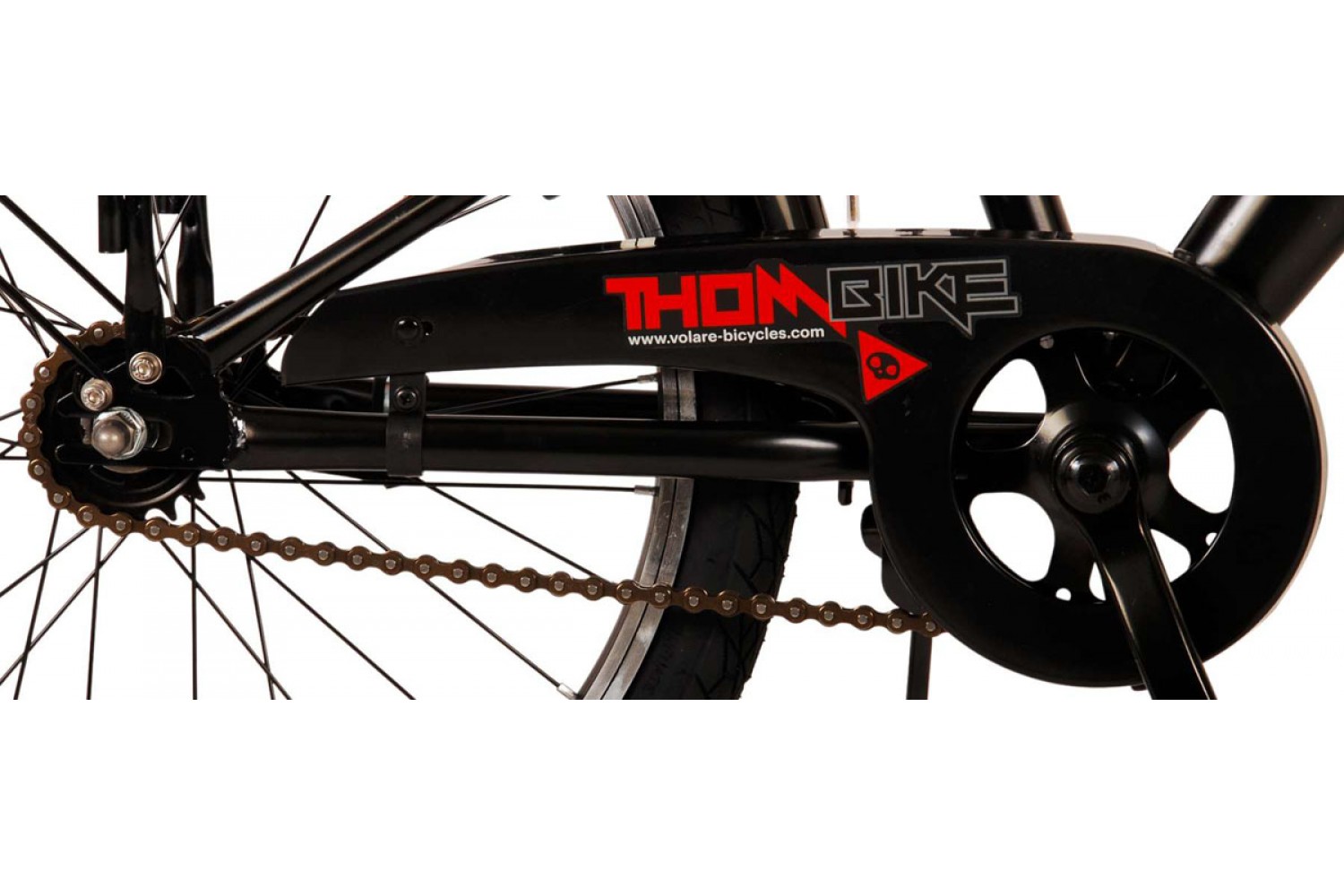 Volare Thombike Jongensfiets 20 inch Zwart Rood