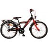 Volare Thombike Jongensfiets 20 inch Zwart Rood | 2 handremmen