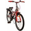 Volare Thombike Jongensfiets 20 inch Zwart Rood | 2 handremmen