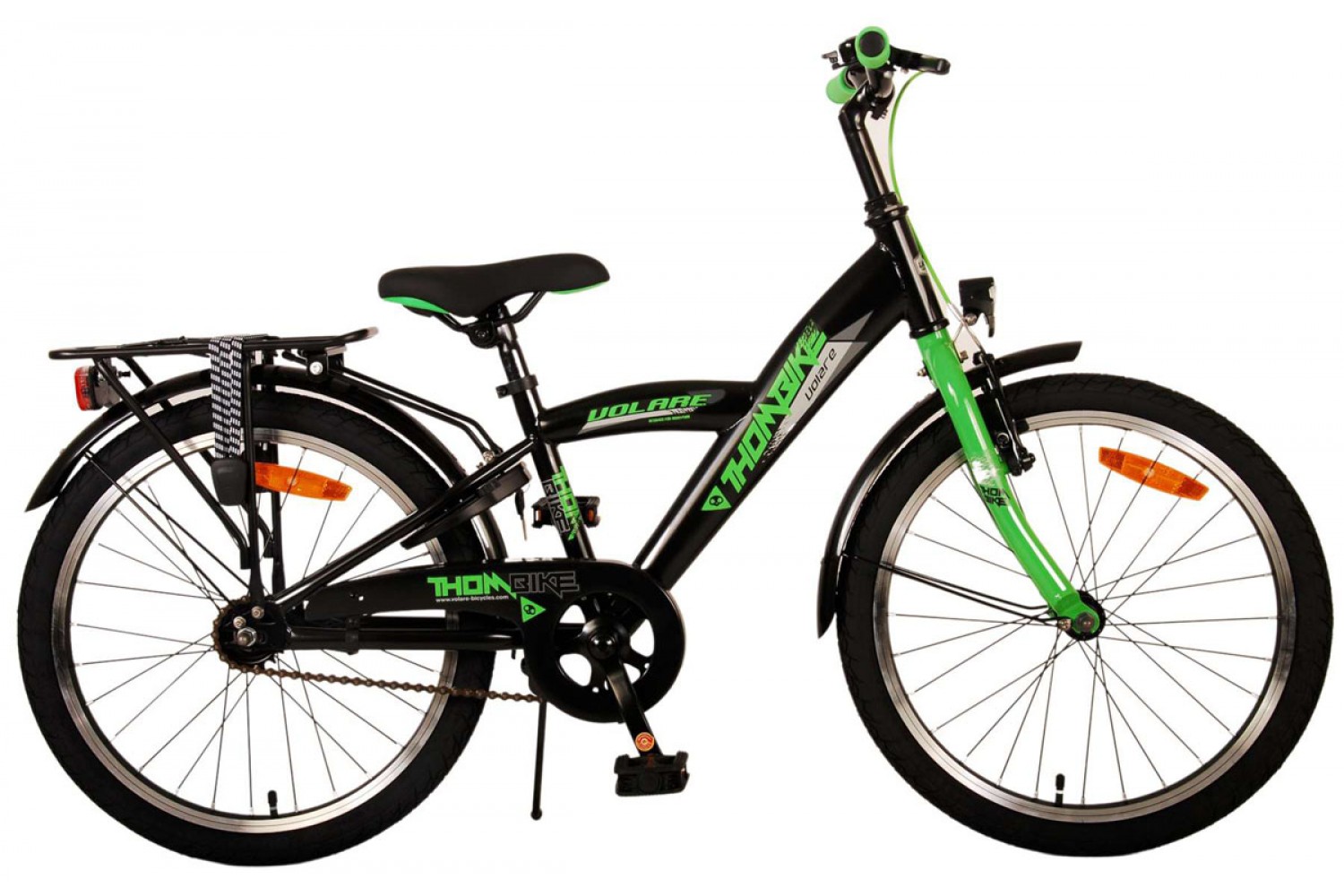 Volare Thombike Jongensfiets 20 inch Zwart Groen