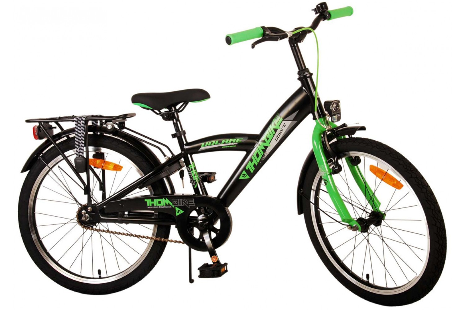 Volare Thombike Jongensfiets 20 inch Zwart Groen