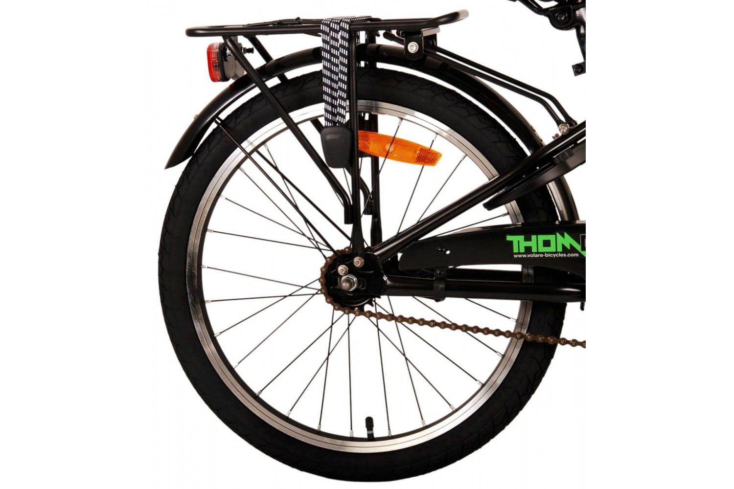 Volare Thombike Jongensfiets 20 inch Zwart Groen