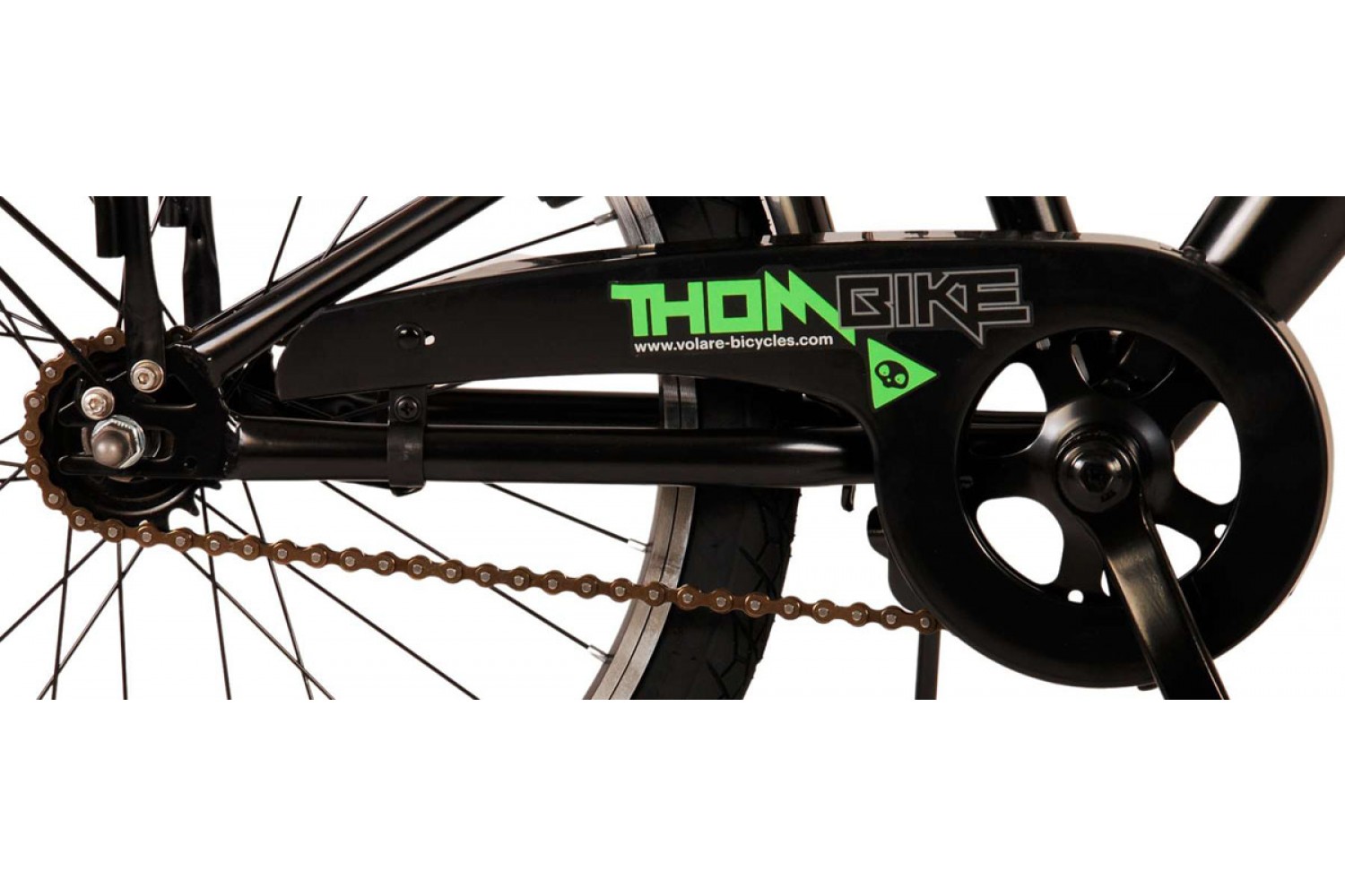 Volare Thombike Jongensfiets 20 inch Zwart Groen