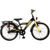 Volare Thombike Jongensfiets 20 inch Zwart Geel | 2 handremmen