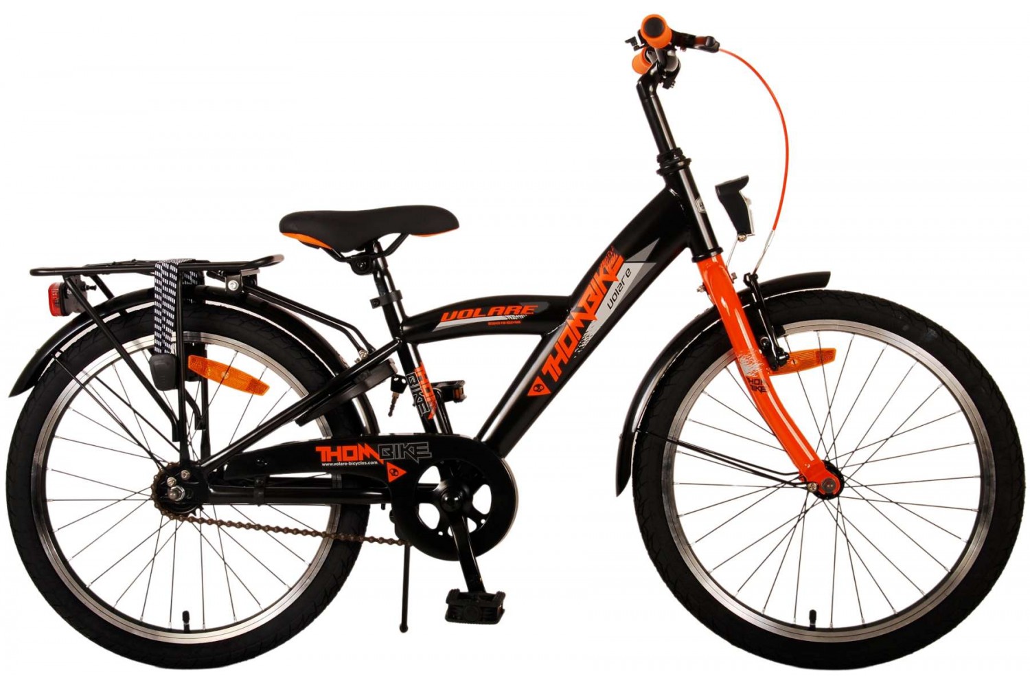 Volare Thombike Jongensfiets 20 inch Zwart Oranje