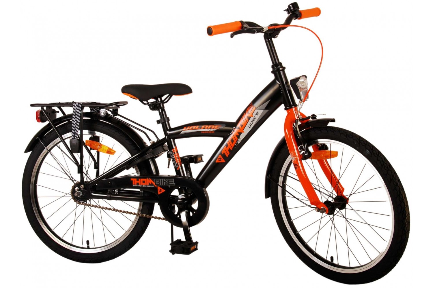 Volare Thombike Jongensfiets 20 inch Zwart Oranje