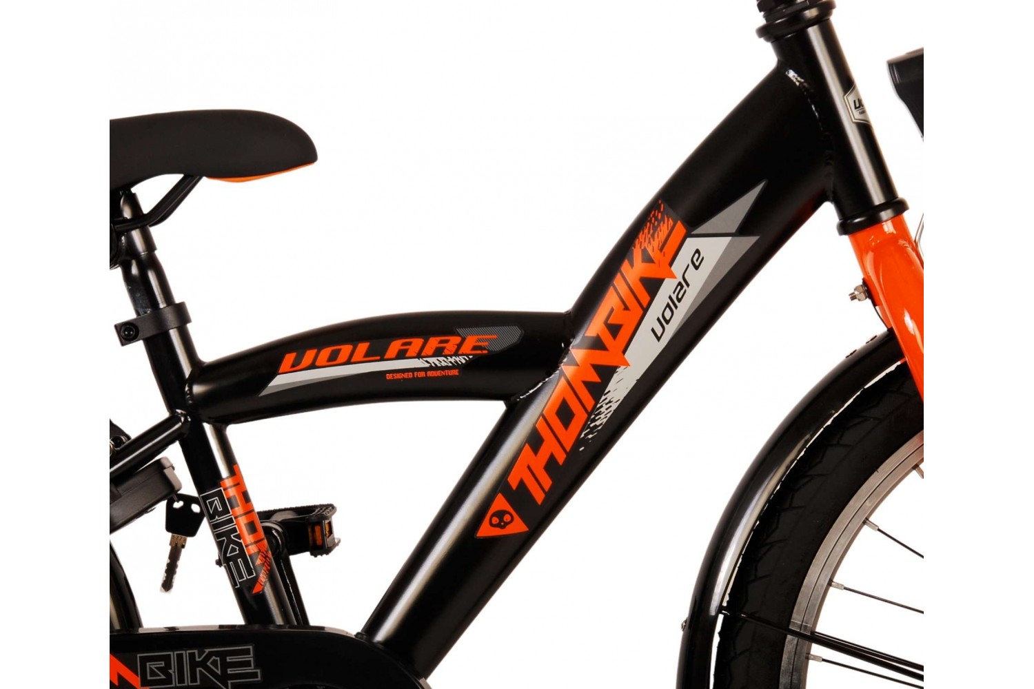 Volare Thombike Jongensfiets 20 inch Zwart Oranje