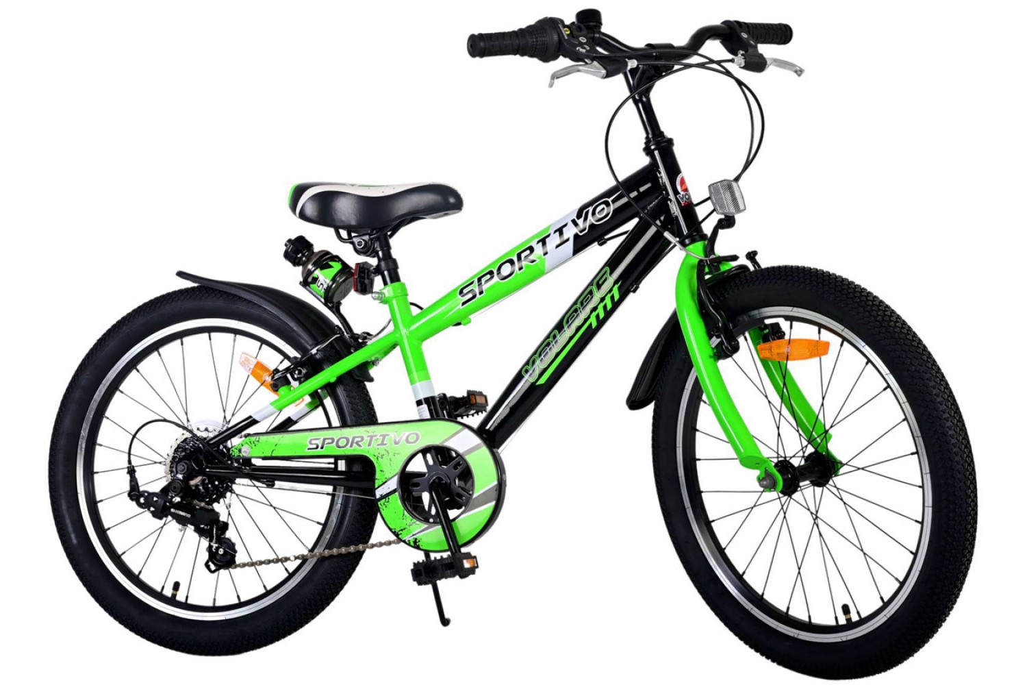 Volare Sportivo Jongensfiets 20 inch Groen 6 versnellingen